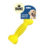 DUKE Textured Bone Dog Toy