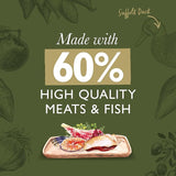 Eden 60/40 Semi-Moist Duck and Tripe Medium Kibble Dog Food - 2kg