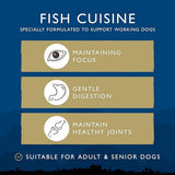 Eden 80/20 Fish Cuisine Working and Sporting Dry Dog Food Small Kibble - 15kg