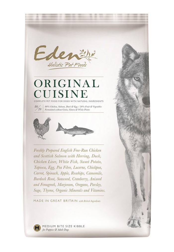 Eden 80/20 Original Cuisine Dry Dog Food Medium Kibble - 12kg