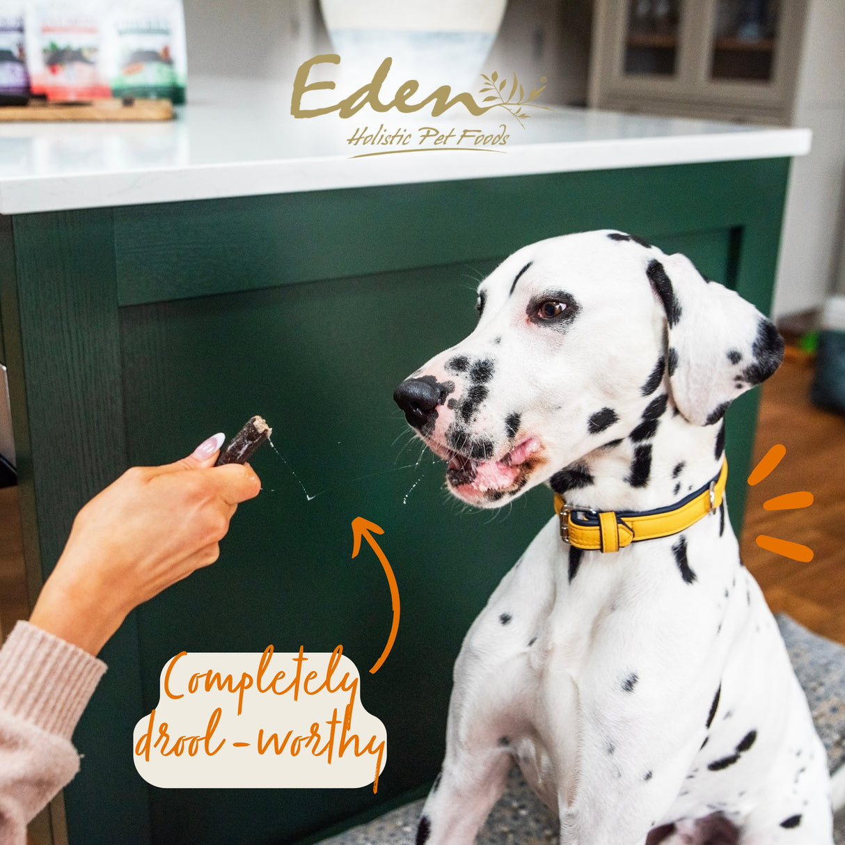 Eden Chicken, Sweet Potato & Chamomile Sausage Dog Treats - 10 Pack