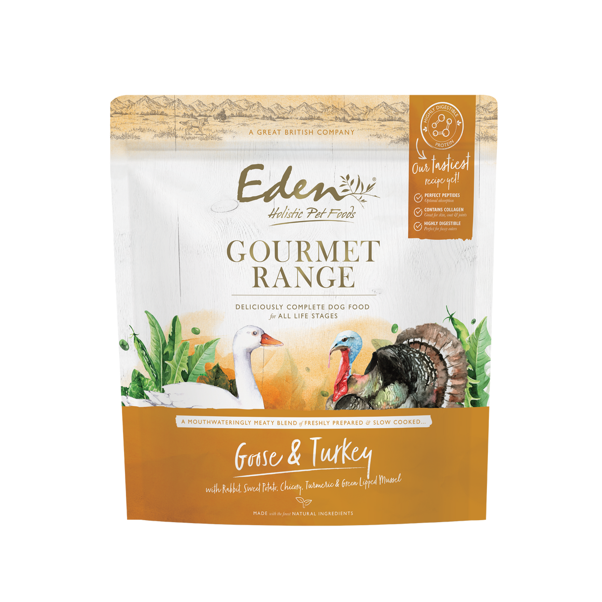 Eden Gourmet Range Goose & Turkey Dry Dog Food - 2kg