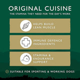 Eden Original Working and Sporting Wet Dog Food Cans - 6 x 400g