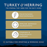 Eden Working and Sporting Turkey and Herring Wet Dog Food Cans