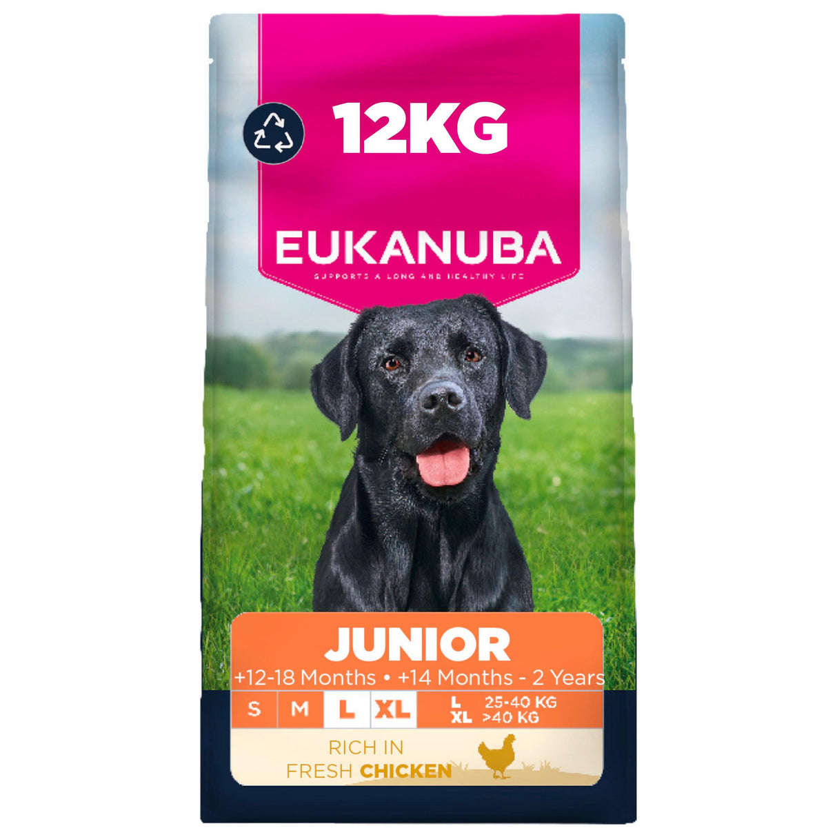 Eukanuba Junior Large Breed Chicken Dog food- 12kg
