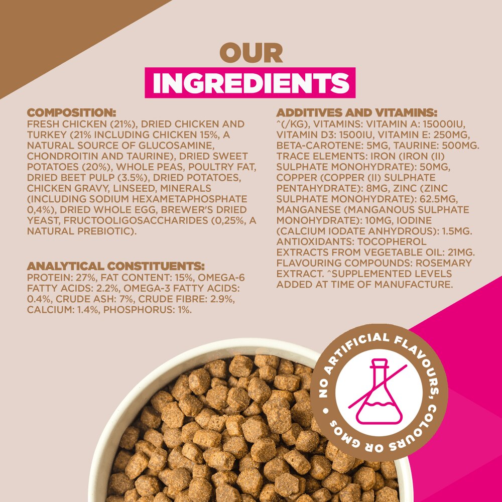Eukanuba Grain Free Small/Medium Adult Dog Chicken Dry Food - 12kg