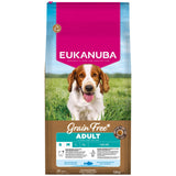 Eukanuba Grain Free Small/Medium Adult Dog Ocean Fish Dry Food - 12kg