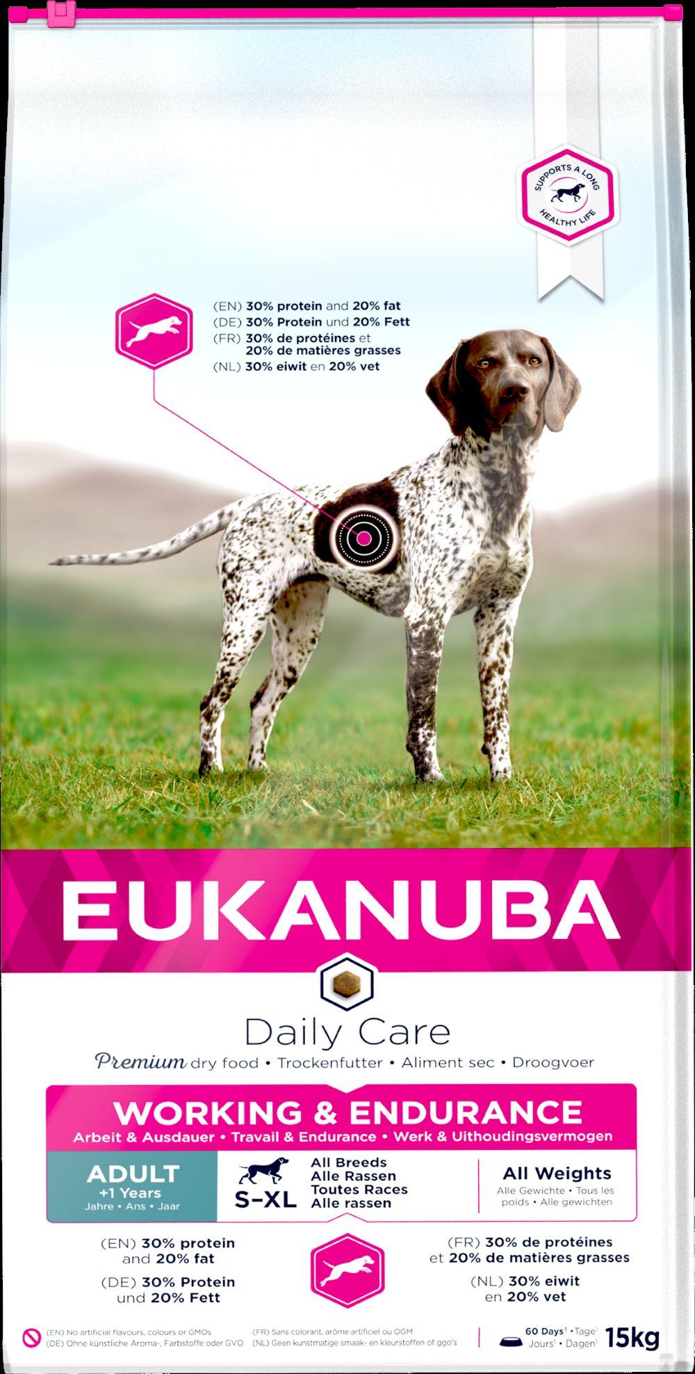 Eukanuba Performance Dry Food for Working Dogs - 15kg