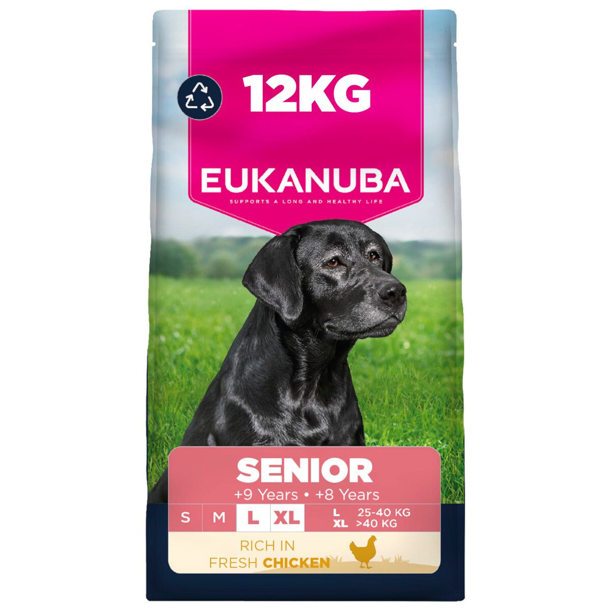 Eukanuba Senior Large Breed Chicken Dog Food - 12kg