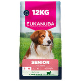 Eukanuba Senior & Mature Lamb & Rice Small & Medium Breeds Dry Dog Food - 12kg