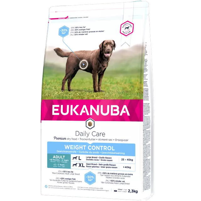 Eukanuba Weight Control Adult Large Breed Dry Dog Food -12kg