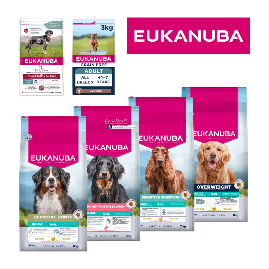 Eukanuba Adult Dry Dog Food – Breed Specific, Daily Care & Performance Recipes