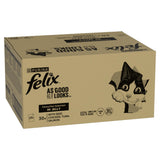 Felix As Good as it Looks Wet Cat Food Pouches 120 Pack | Jelly & Gravy