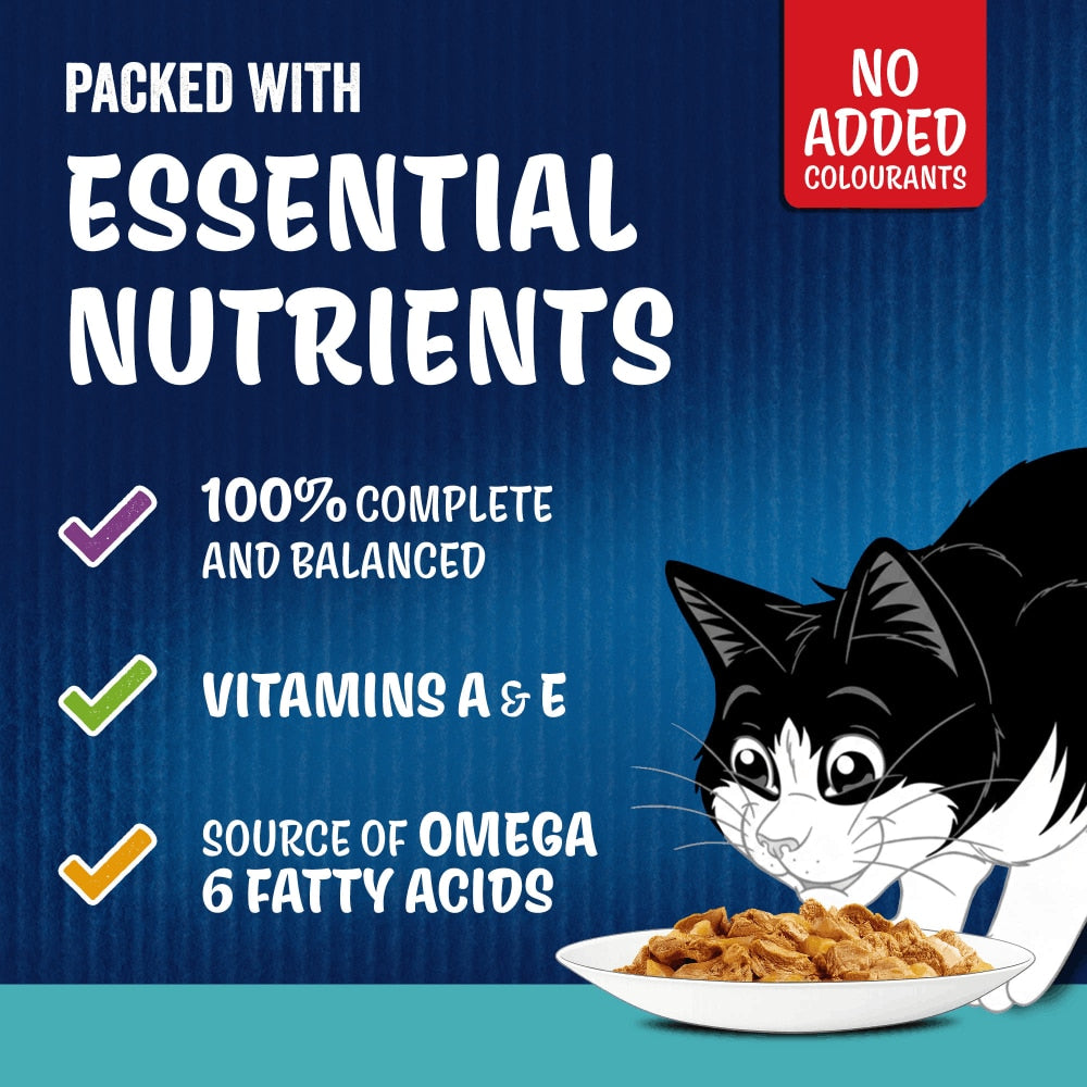 Felix As Good As it Looks Ocean Feasts Wet Cat Food - 120 x 85g