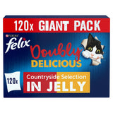 Felix As Good as it Looks Wet Cat Food Pouches 120 Pack | Jelly & Gravy