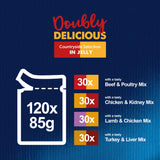 Felix Doubly Delicious Countryside Selection in Jelly Wet Cat Food - 120 x 85g