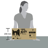 Felix Original Senior 7+  Mixed Selection Wet Cat Food in Jelly - 120x85g