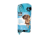 DUKE Fleece Paw Print Pet Blanket - 60cm x 100cm