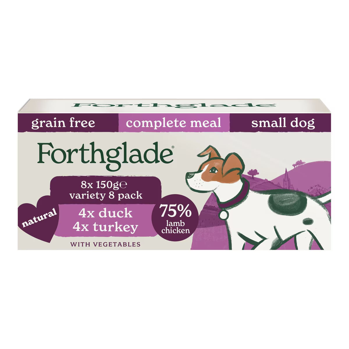 Forthglade Grain Free Wet Dog Food Trays – Natural Recipe Selection