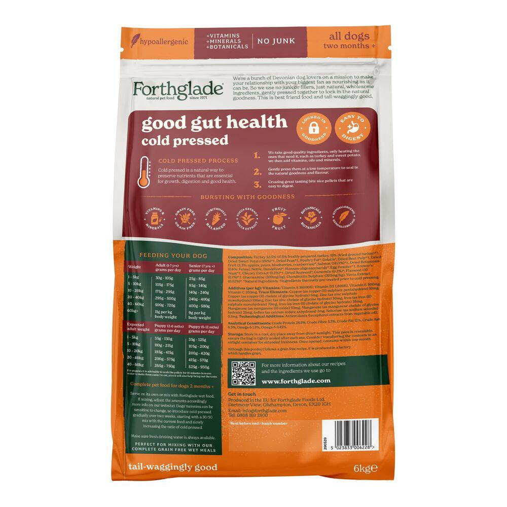 Forthglade Complete Natural Cold Pressed Turkey Dry Dog Food - 6kg
