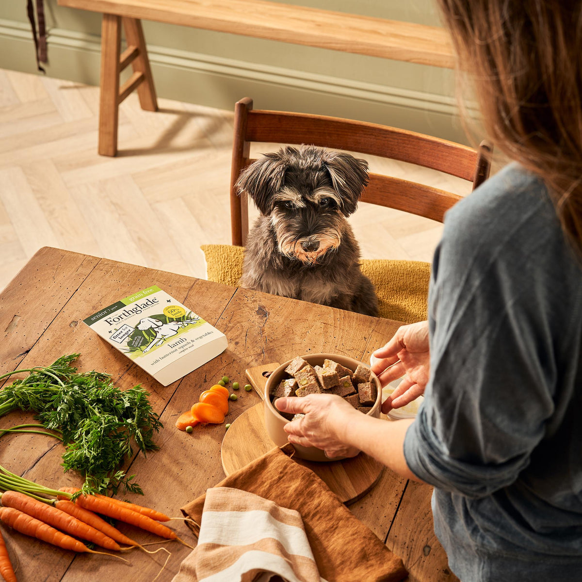 Forthglade Complete Senior Dog Grain Free Lamb with Butternut Squash & Veg Wet Dog Food - 18 x 395g