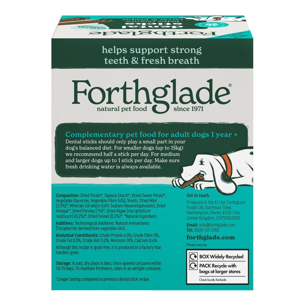 Forthglade Plant Based Grain Free Dental Sticks Dog Treats - 20 Pack