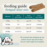 Forthglade Plant Based Grain Free Dental Sticks Dog Treats - 20 Pack