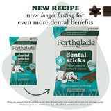 Forthglade Plant Based Grain Free Dental Sticks Dog Treats - 5 Pack