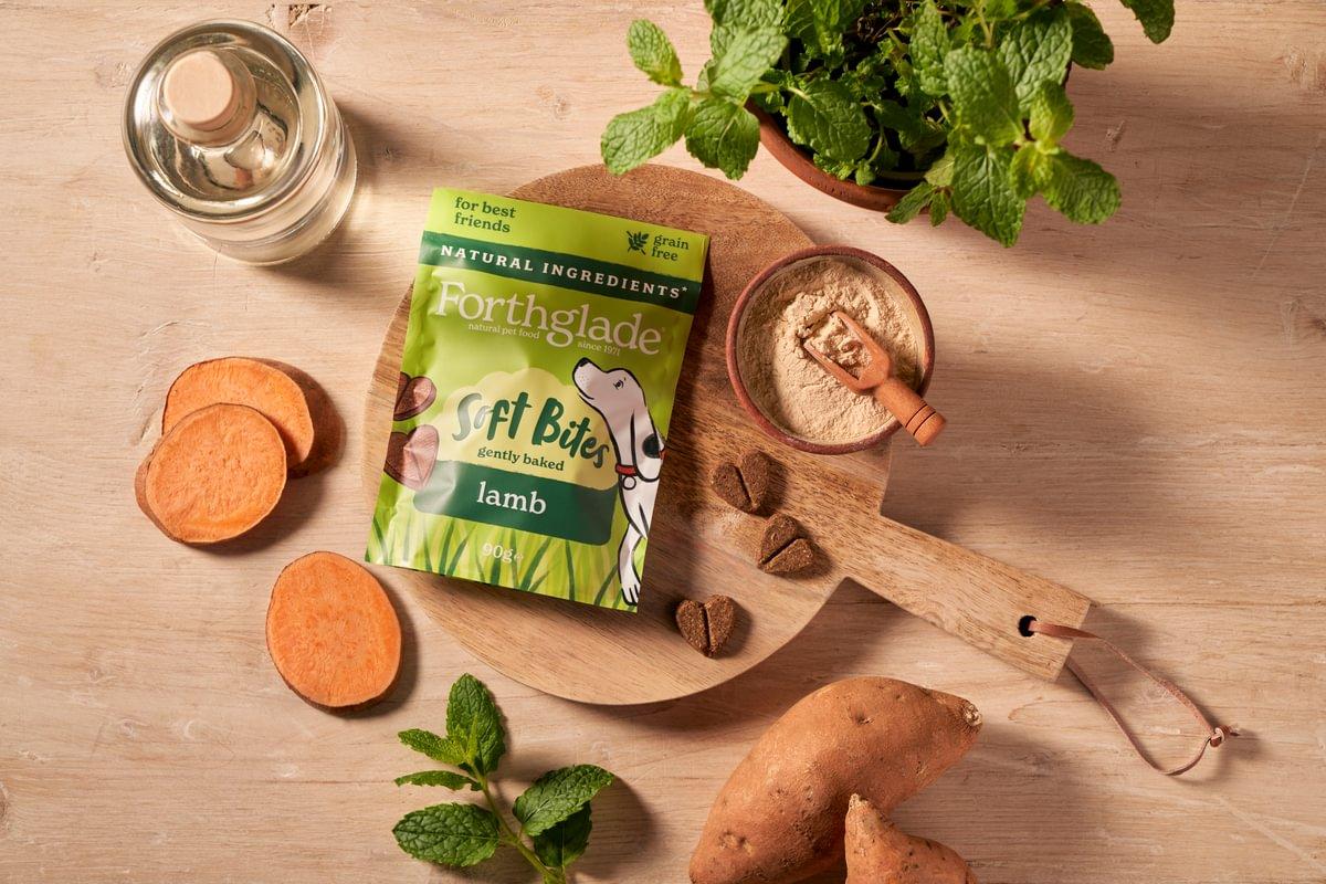 Forthglade Soft Bite Grain Free Lamb Dog Treats - 90g