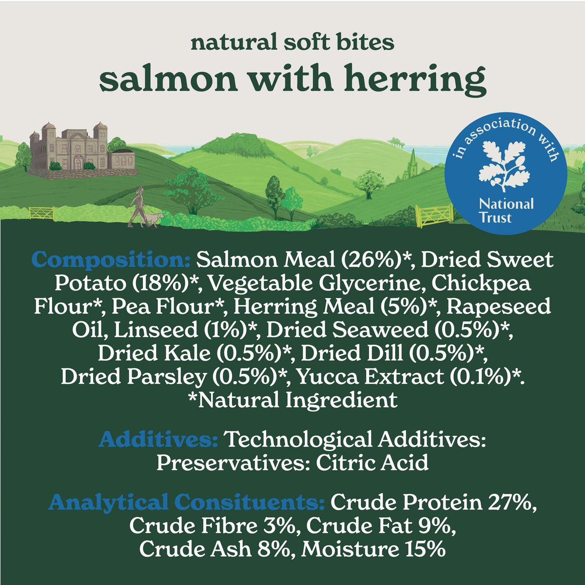 Forthglade Soft Bite Salmon & Herring Training Dog Treats - 90g
