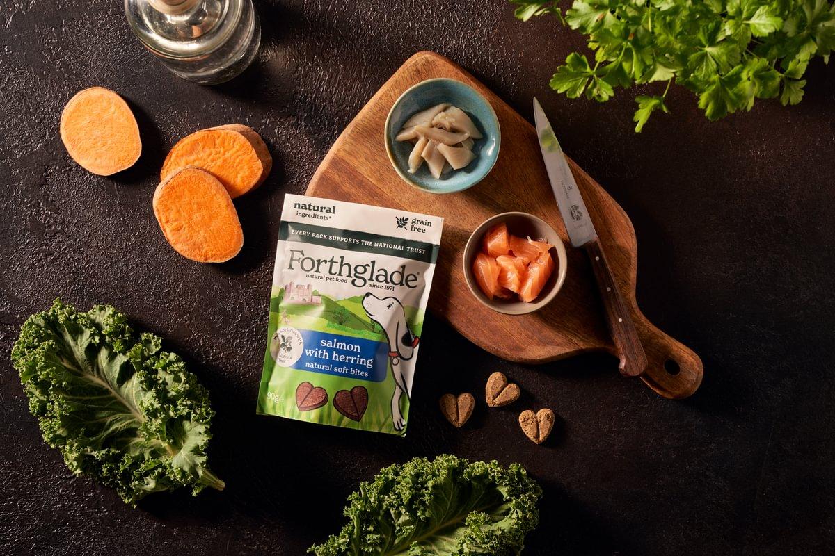 Forthglade Soft Bite Salmon & Herring Training Dog Treats - 90g