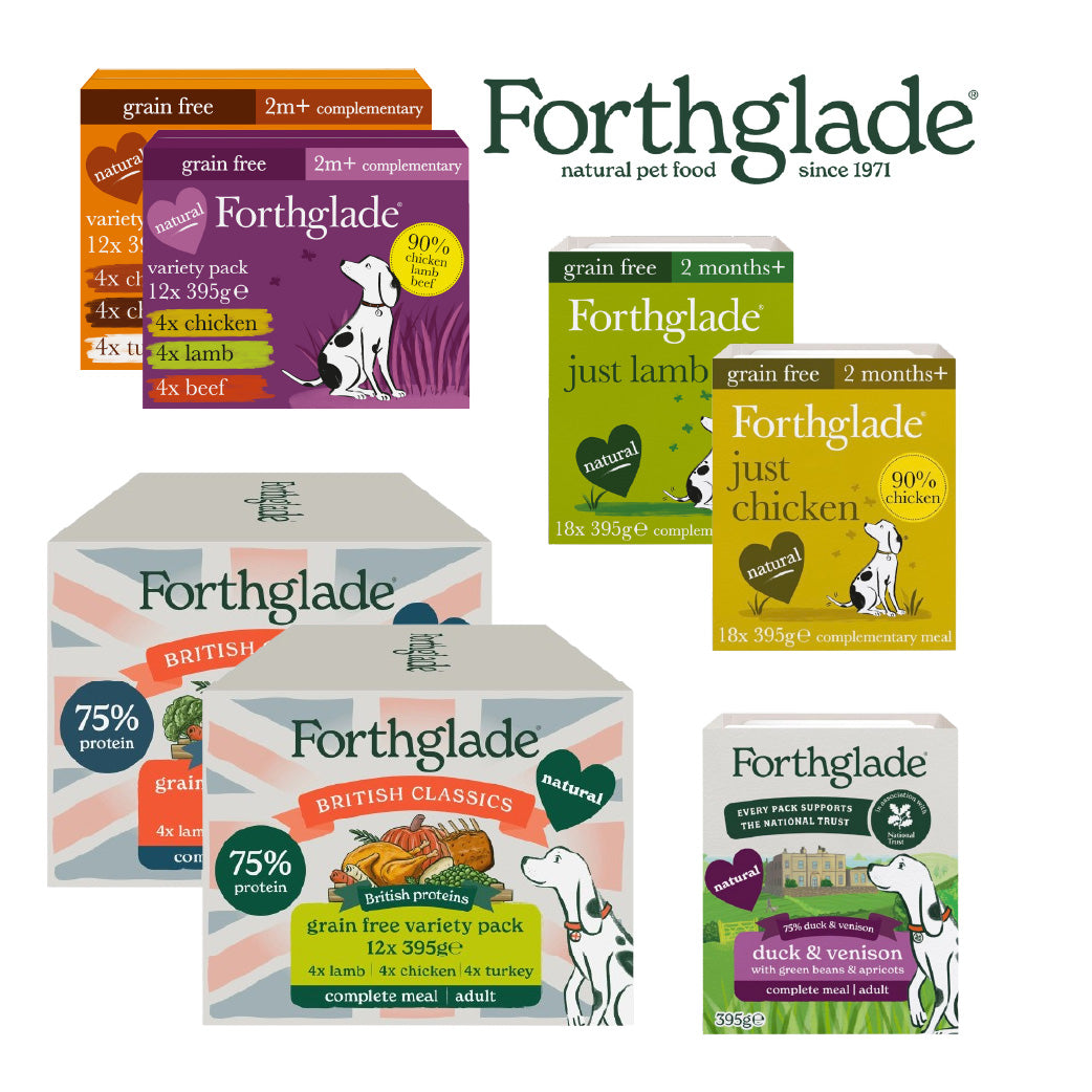 Forthglade Natural Wet Dog Food – Just & Gourmet Recipe Selection