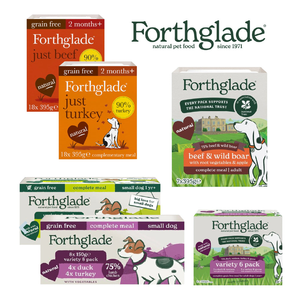 Forthglade Grain Free Wet Dog Food Trays – Natural Recipe Selection