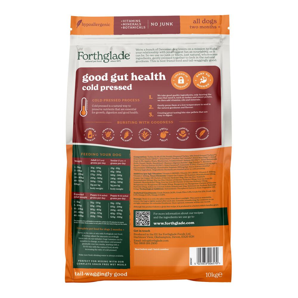 Forthglade Complete Natural Dry Cold Pressed Turkey Dog Food - 10kg