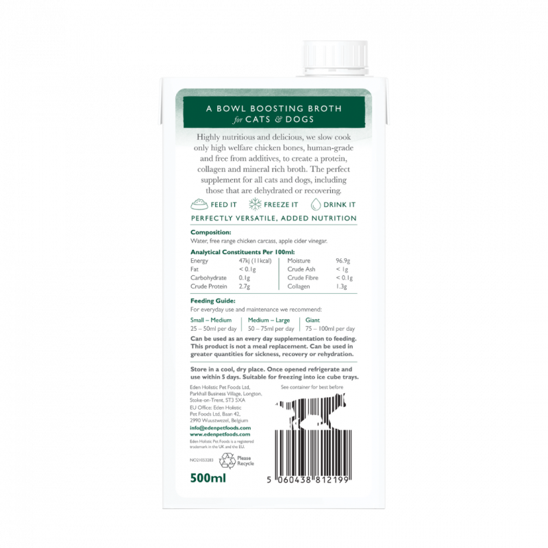 Eden Free Range Chicken Bone Broth - 500ml