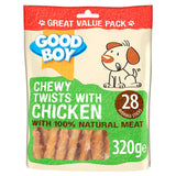 Good Boy Chewy Twists with Chicken Dog Treats - 320g