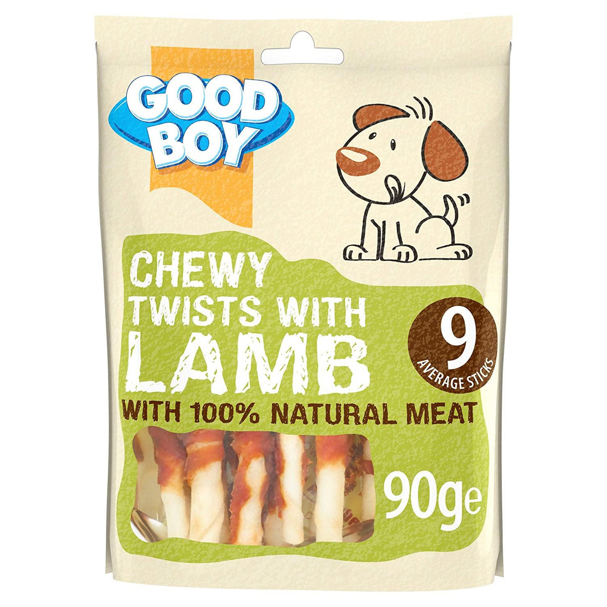 Good Boy Crunchy Chicken and Rice Bones Dog Treats - 100g