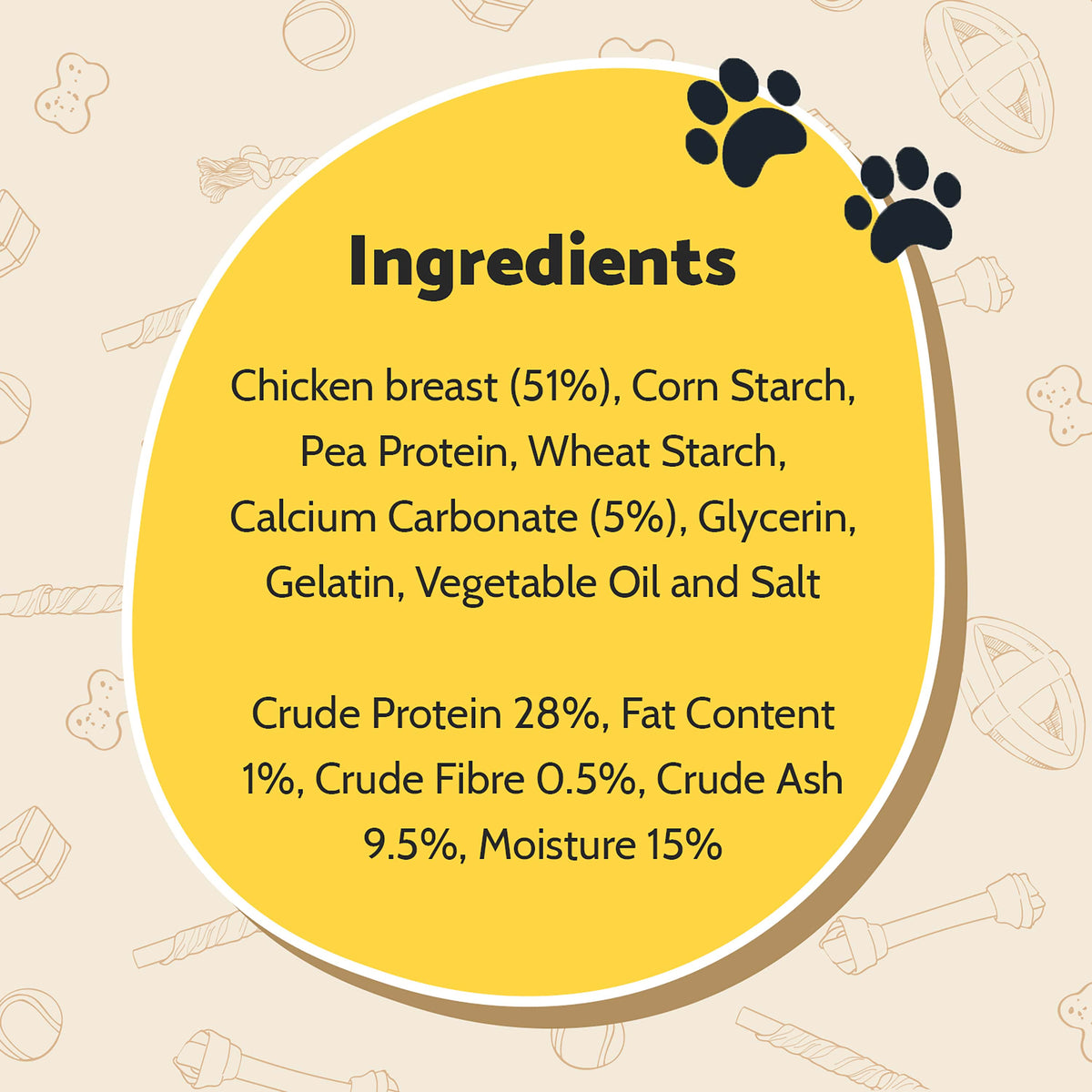 Good Boy Chicken & Calcium Bones Dog Treats - 350g