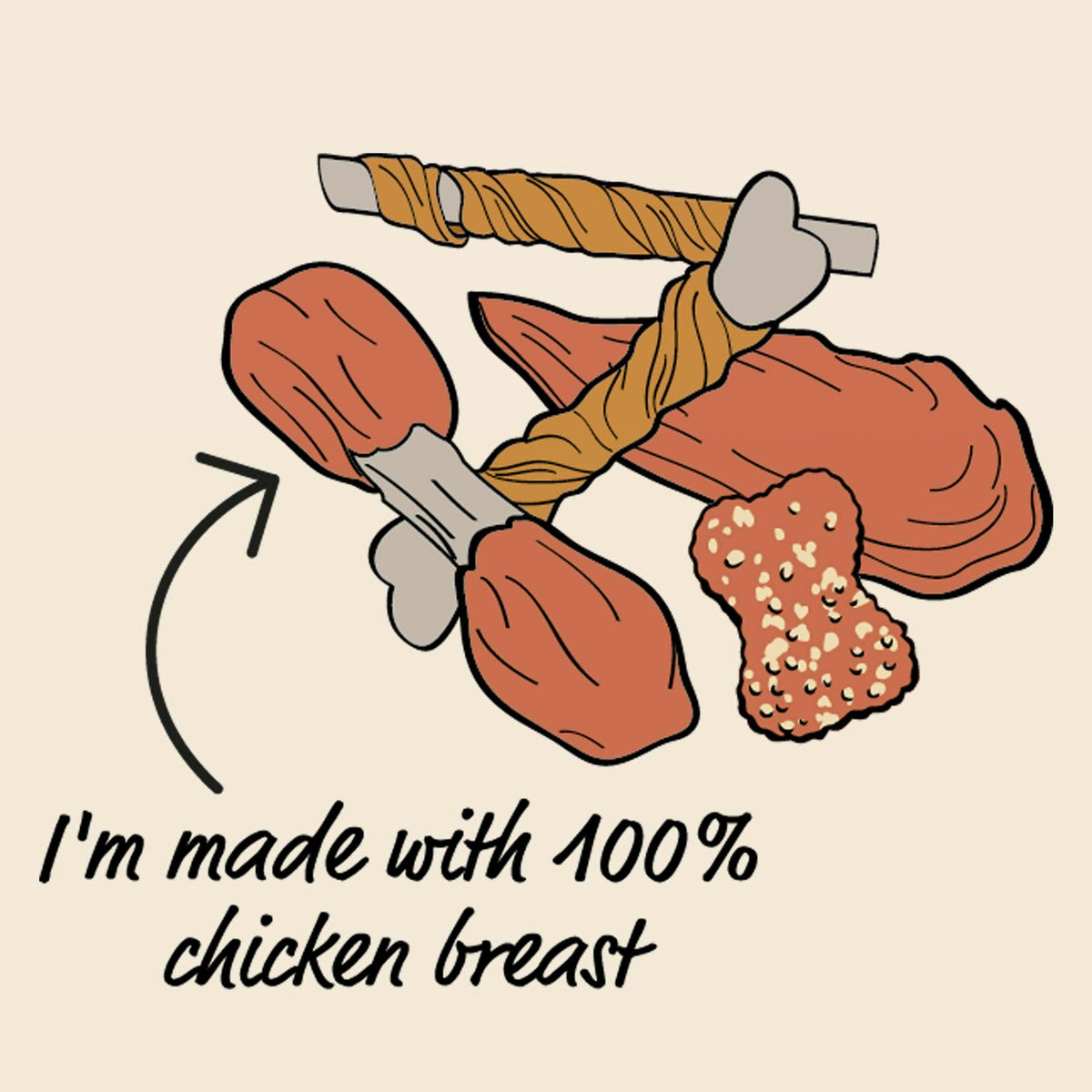 Good Boy Variety Pack Chicken Dog Treats - 320g