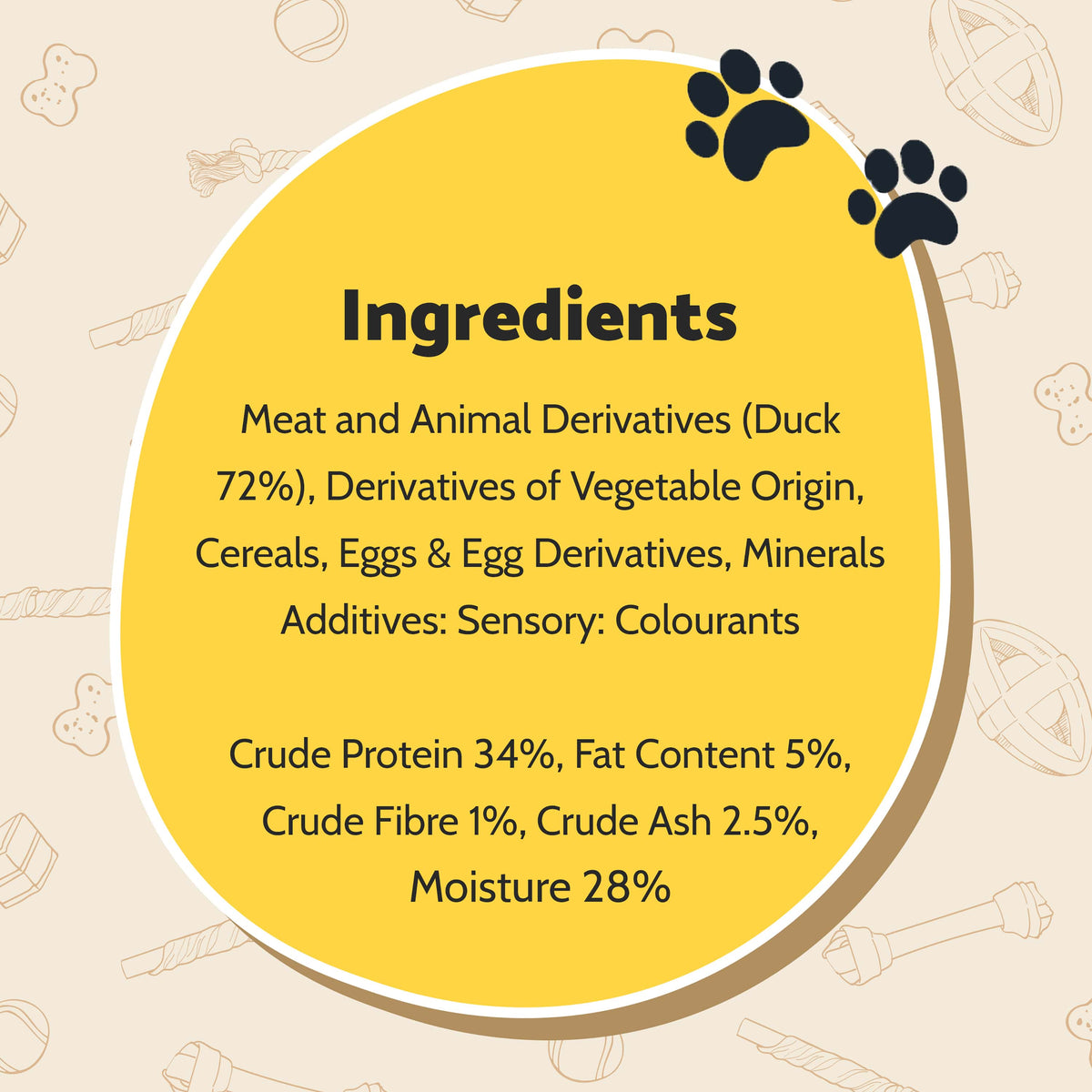 Good Boy Duck Bites Dog Treats - 65g