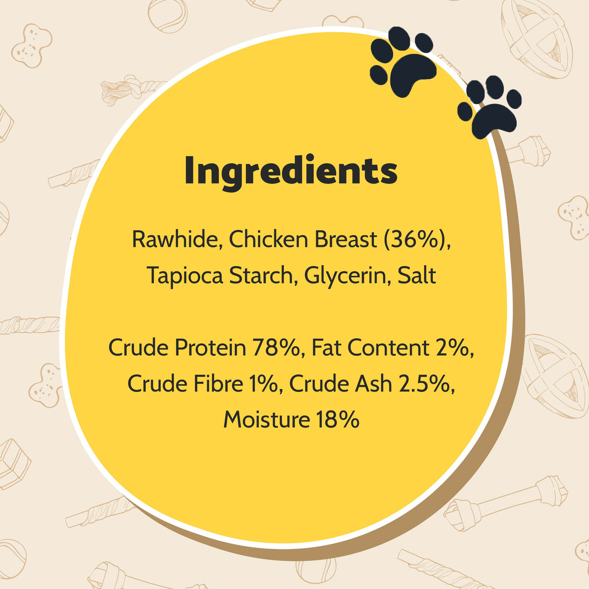 Good Boy Mega Chewy Twist with Chicken Dog Treat - 70g