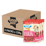 Good Boy Pigs in Blankets Dog Treats - 3 x 320g