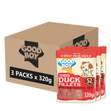 Good Boy Tender Duck Fillets Dog Treats - 3 x 320g