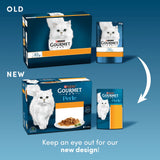 Gourmet Perle Seaside Duo In Gravy Wet Cat Food Pouches - 96 x 85g