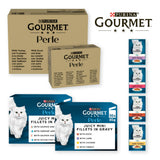 Gourmet Perle Cat Food Wet Pouches 96x85g | Gravy & Jelly