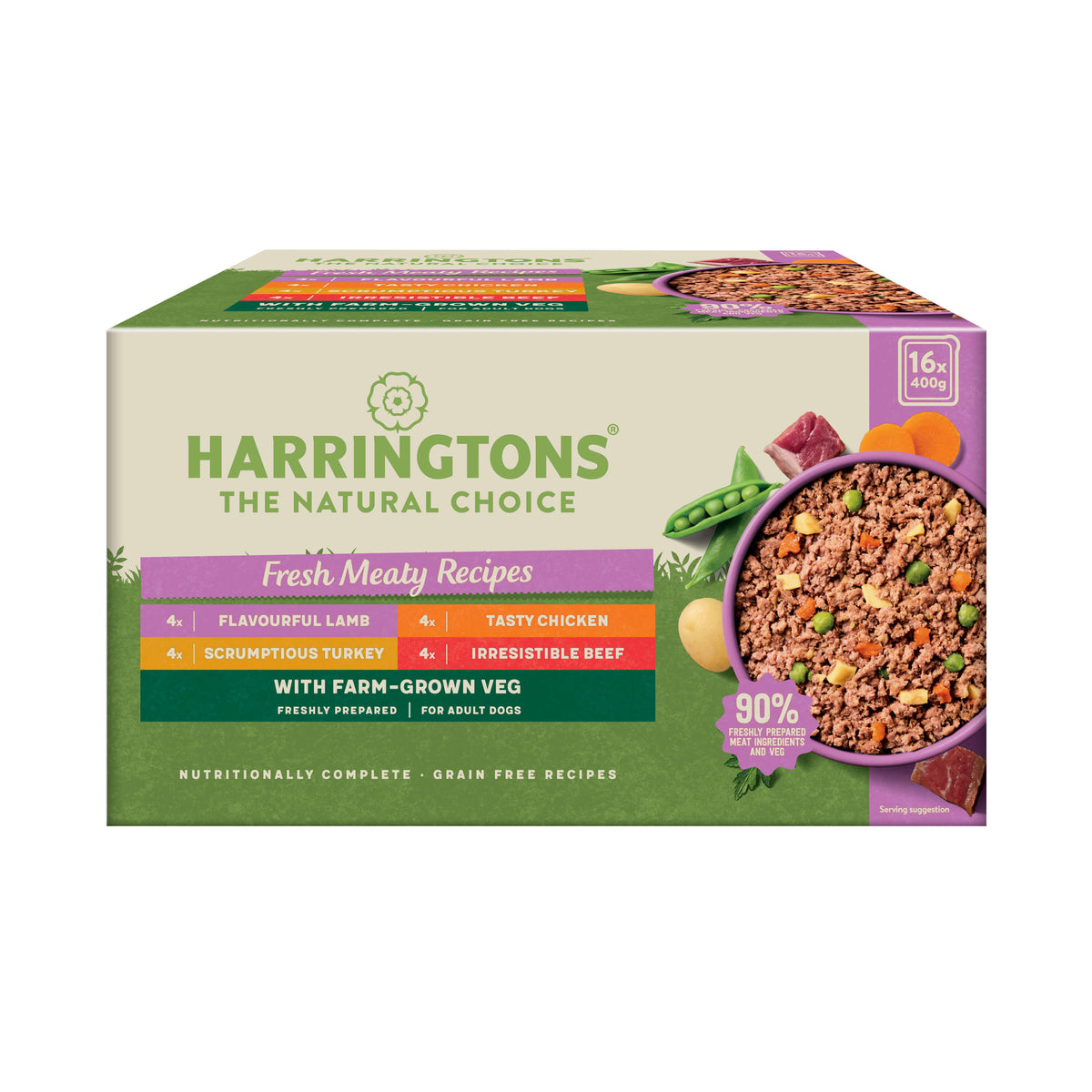 Harringtons Wet Dog Food – Grain Free, Just 6 & Mixed Variety Packs
