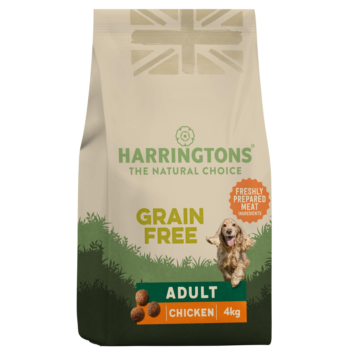 Harringtons Grain Free Dry Chicken Dog Food - 4kg