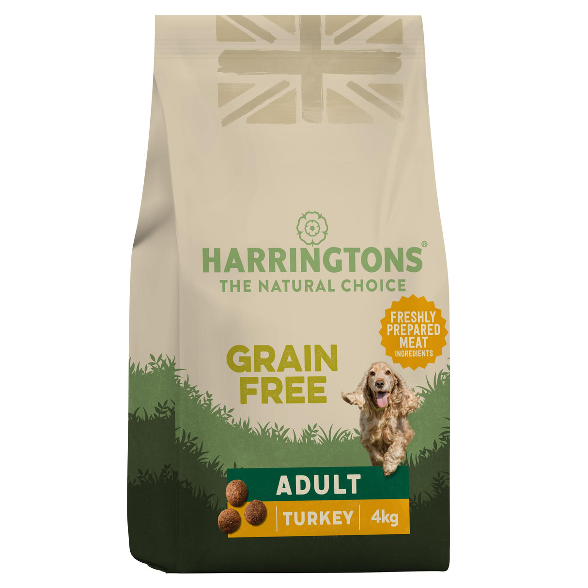 Harringtons Grain Free Dry Turkey Dog Food - 4kg