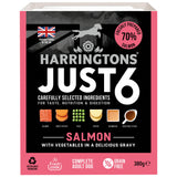 Harringtons Grain Free Just 6 Salmon Wet Dog Food - 8x380g