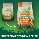 Harrington's Grain Free Superfoods Chicken  Puppy Dry Dog Food - 10kg